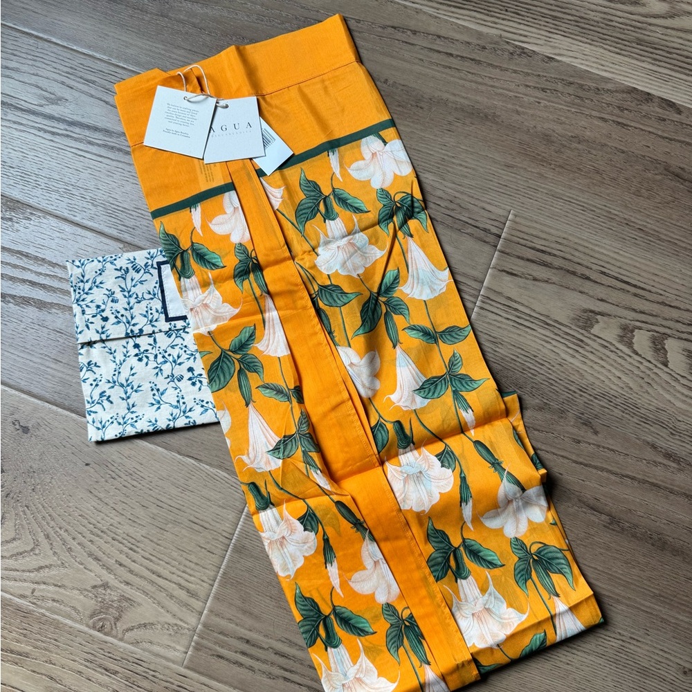 Agua by Agua Bendita Orange Floral Sarong